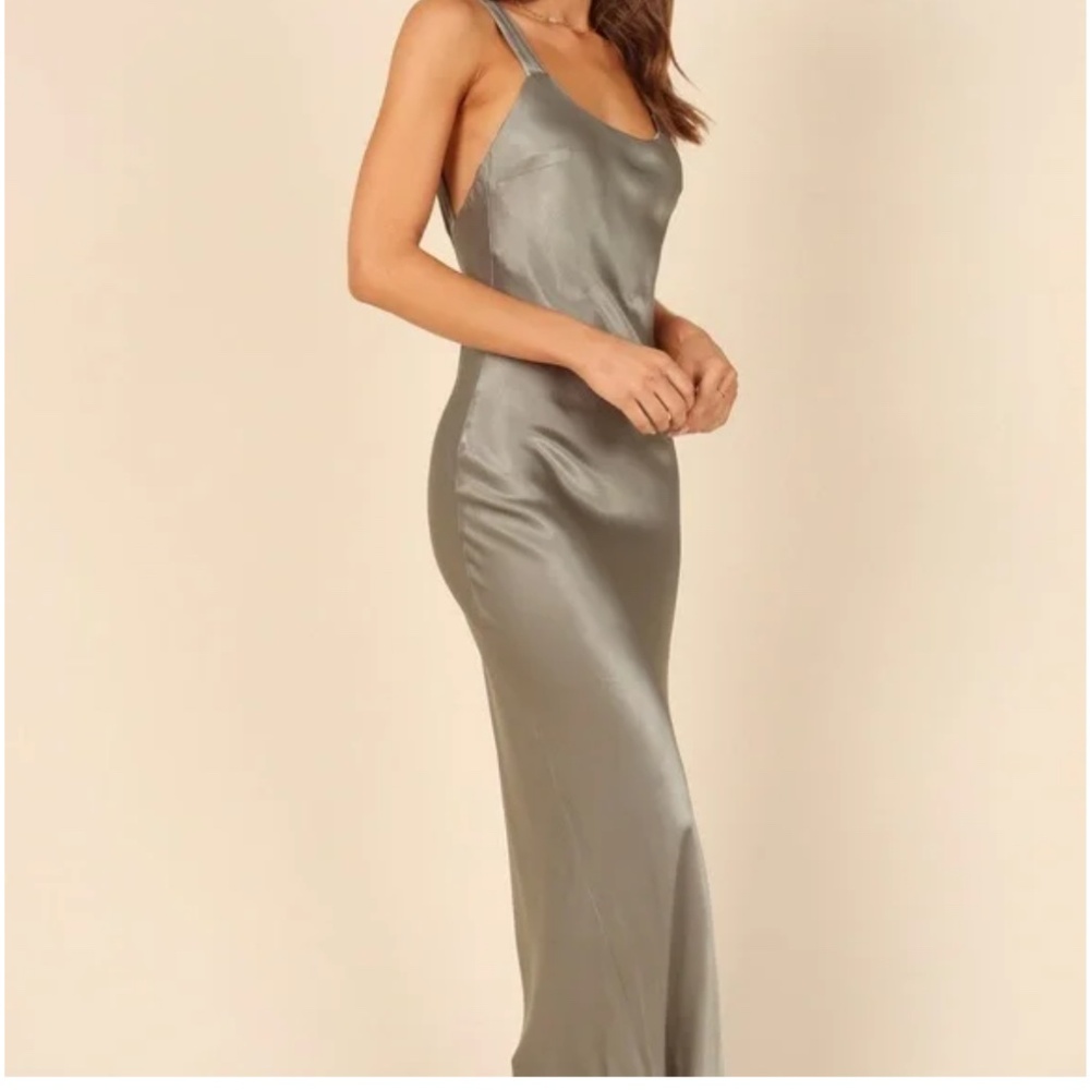 Petal & Pup SNDYS Avani Midi Dress in Olive XL